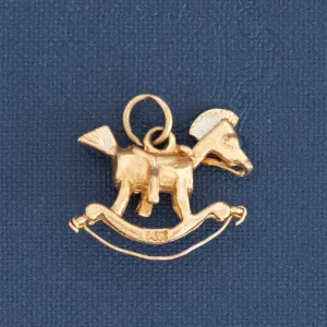 Vintage Rocking Horse Charm
