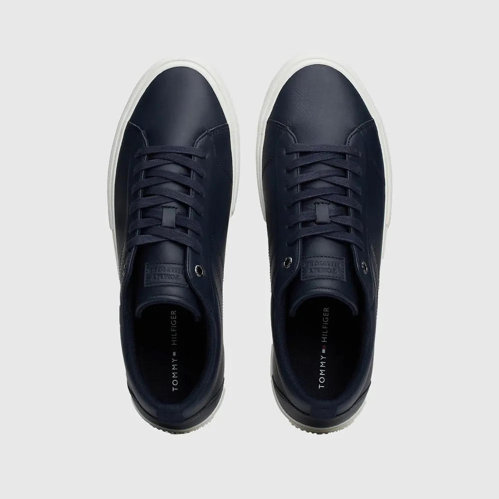 Vulc Street Leather Sneaker - Navy