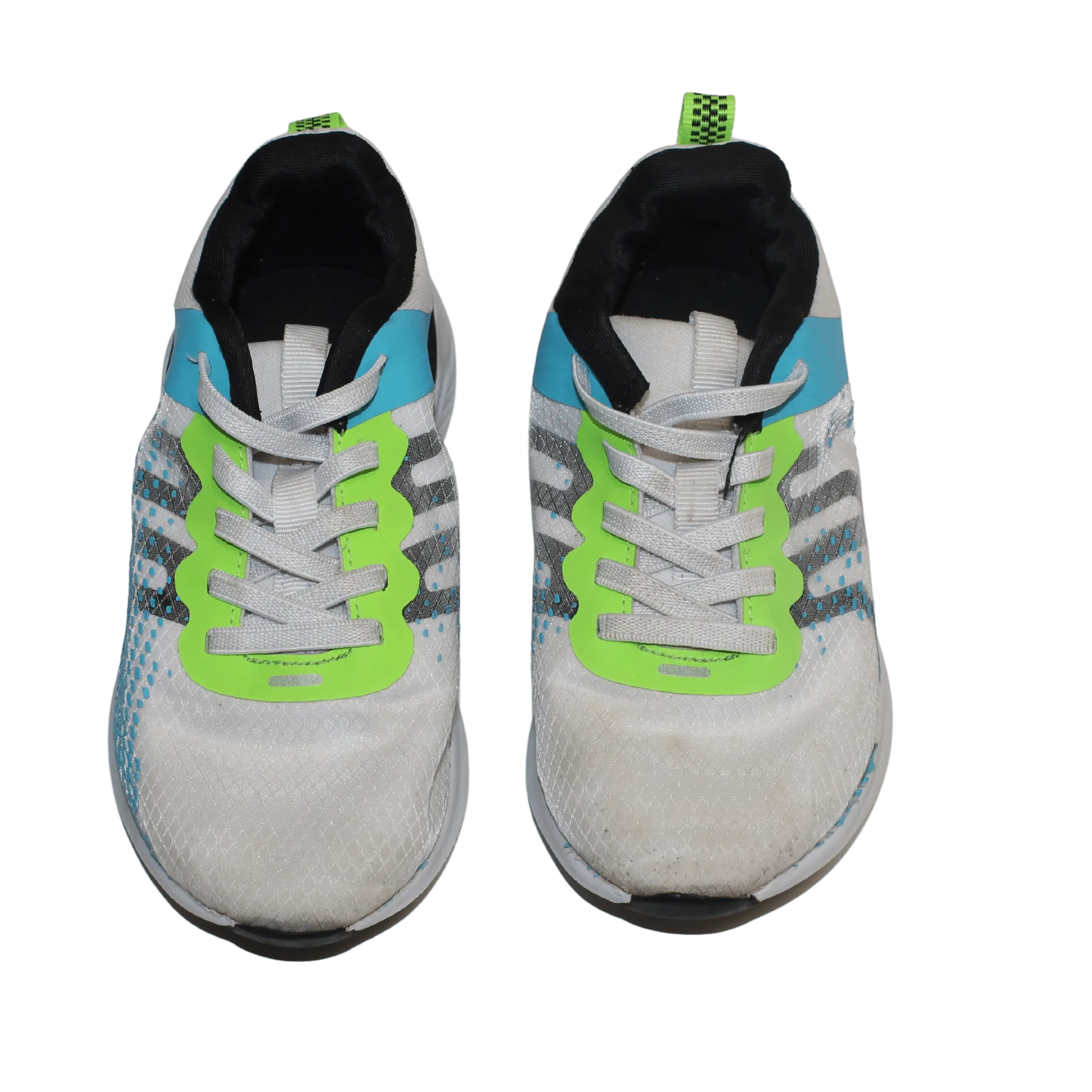 White Detailed Elasticated Lace Trainers