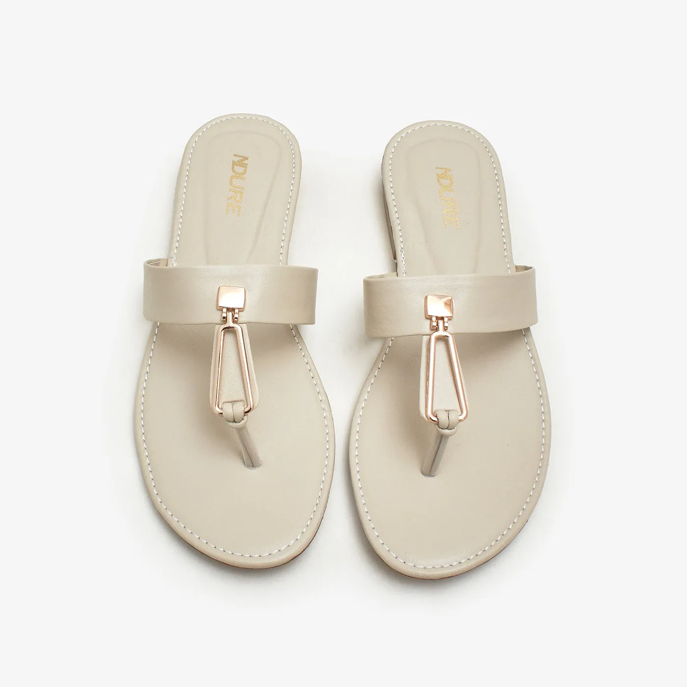 Women's Buckle Style Flats