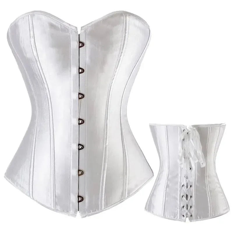 XL Sexy Slimming Corsets Waist Trainer Body Shaper Fajas Gothic Corset Lace Up Boned Corselete Shapewear Women Clothes Plus Size