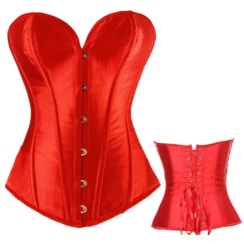 XL Sexy Slimming Corsets Waist Trainer Body Shaper Fajas Gothic Corset Lace Up Boned Corselete Shapewear Women Clothes Plus Size