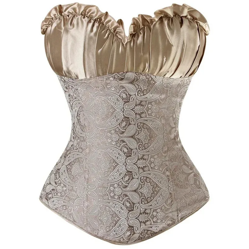 XL Sexy Slimming Corsets Waist Trainer Body Shaper Fajas Gothic Corset Lace Up Boned Corselete Shapewear Women Clothes Plus Size