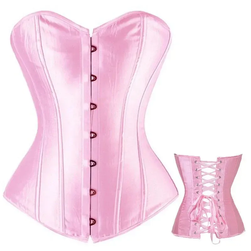 XL Sexy Slimming Corsets Waist Trainer Body Shaper Fajas Gothic Corset Lace Up Boned Corselete Shapewear Women Clothes Plus Size
