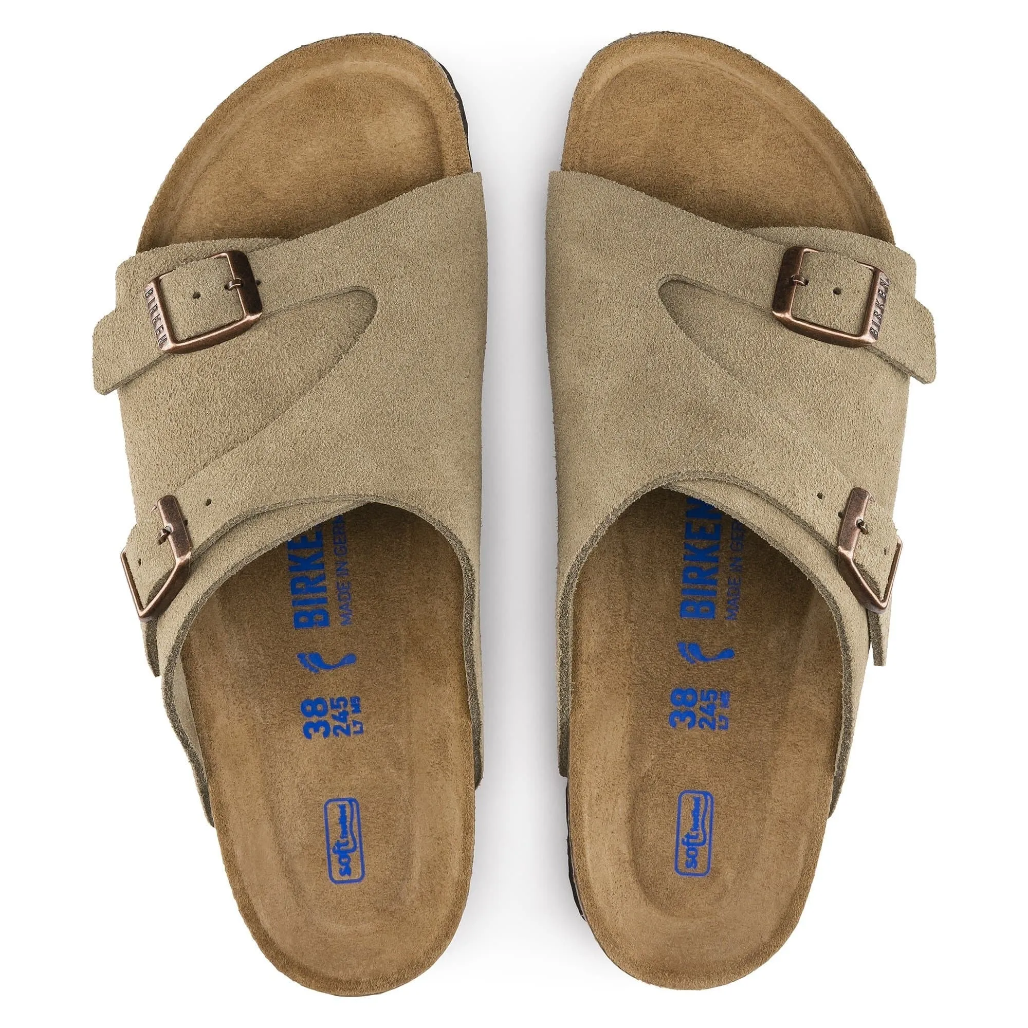Zurich Soft Footbed Suede Leather